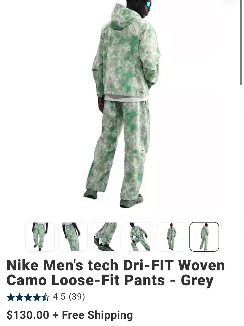 Tech Dri-FIT Camo Windrunner jacket